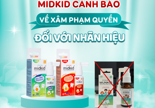 MIDKID cảnh báo chính thức về hành vi xâm phạm quyền nhãn hiệu