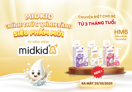 MIDKID A+ – SIÊU PHẨM CHO BÉ TỪ 3 THÁNG TUỔI CHÍNH THỨC RA MẮT!