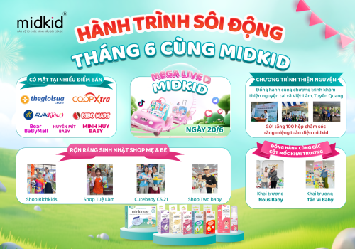 Hành Trình Sôi Động Tháng 6 Cùng Midkid: Kết Nối Và Lan Tỏa Yêu Thương