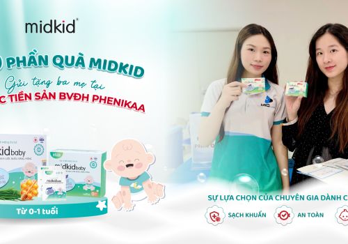 300 PHẦN QUÀ MIDKID GỬI TẶNG BA MẸ TẠI LỚP HỌC TIỀN SẢN BỆNH VIỆN ĐẠI HỌC PHENIKAA