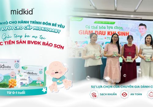 MIDKID TIẾP TỤC ĐỒNG HÀNH CÙNG LỚP HỌC TIỀN SẢN THÁNG 9 TẠI BỆNH VIỆN ĐA KHOA BẢO SƠN