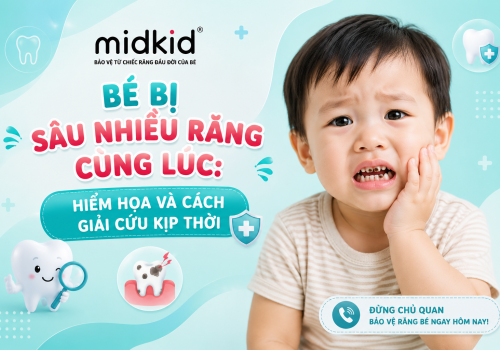 Bé bị sâu nhiều răng cùng lúc: Hiểm họa và cách giải cứu kịp thời