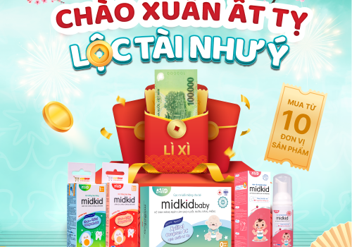 NHẬN NGAY LÌ XÌ 100K KHI CÁC SHOP MẸ VÀ BÉ MUA HÀNG CỦA MIDKID