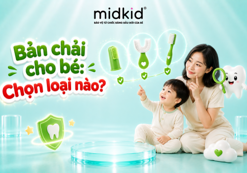 Bàn chải đánh răng cho bé loại nào tốt: So sánh chi tiết