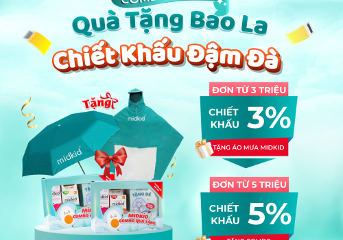 HÀNG NGÀN QUÀ TẶNG Ô VÀ ÁO MƯA MIDKID ĐANG CHỜ CÁC SHOP MẸ BÉ ĐẾN RINH VỀ