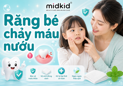 Răng bé chảy máu nướu: Nguyên nhân và cách xử lý tại nhà an toàn
