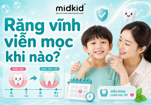 Răng vĩnh viễn mọc khi nào? Lịch mọc chuẩn mẹ cần biết
