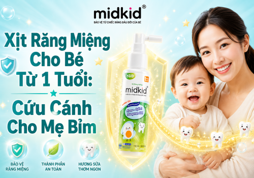 Xịt Răng Miệng Cho Bé Từ 1 Tuổi: Cứu Cánh Cho Mẹ Bỉm
