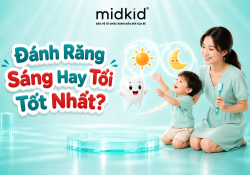 Thời điểm đánh răng cho bé: Sáng hay tối tốt nhất?
