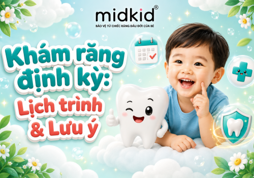 Khám răng định kỳ cho trẻ em: Lịch trình và tầm quan trọng
