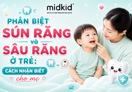 Phân biệt sún răng và sâu răng ở trẻ em: cách nhận biết  chuẩn cho mẹ