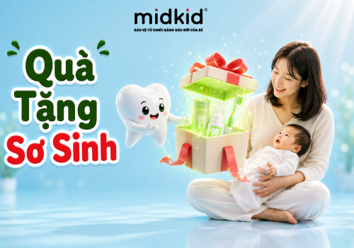 Quà cho bé mới sinh Gợi ý set chăm sóc răng miệng tinh tế