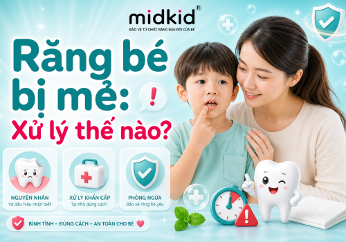 Răng bé bị mẻ: Nguyên nhân, cách xử lý khẩn cấp và phòng ngừa