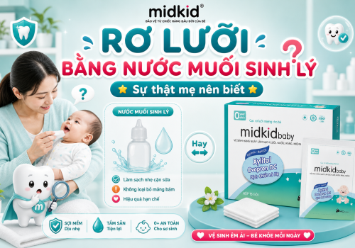 Rơ Lưỡi Bằng Nước Muối Sinh Lý Cho Trẻ Sơ Sinh: Có Nên Dùng?