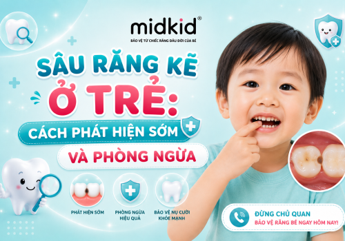 Sâu răng kẽ ở trẻ: Cách phát hiện sớm và phòng ngừa