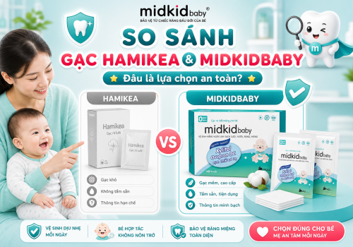 So sánh gạc Hamikea và Midkidbaby: Đâu là lựa chọn an toàn?