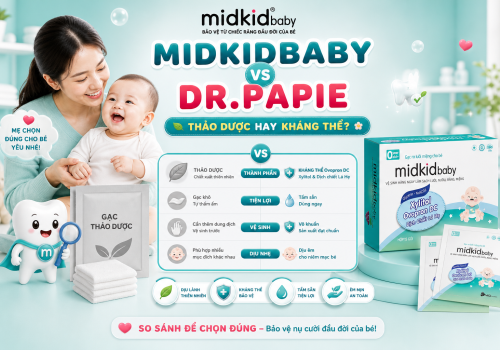 So sánh Gạc Midkidbaby Dr Papie Chọn loại nào cho bé?