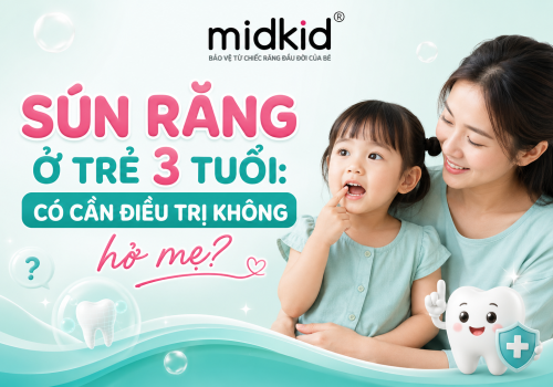 Sún răng ở trẻ 3 tuổi: Có cần điều trị không hở mẹ?