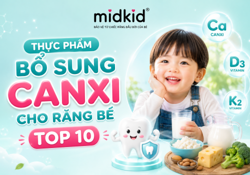 Thực phẩm bổ sung canxi cho răng bé — Top 10