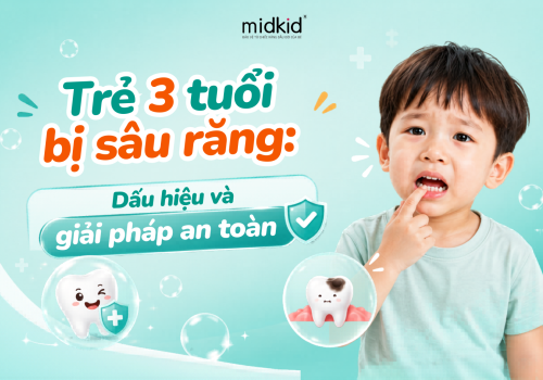 Trẻ 3 tuổi bị sâu răng: Dấu hiệu và giải pháp an toàn