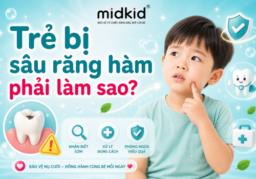 Trẻ bị sâu răng hàm phải làm sao: Giải pháp từ chuyên gia
