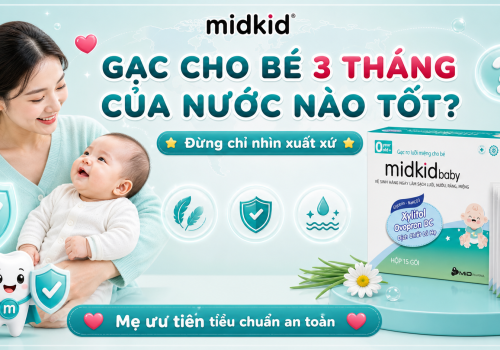 Gạc Tưa Lưỡi Cho Bé 3 Tháng Của Nước Nào Tốt & An Toàn Nhất?