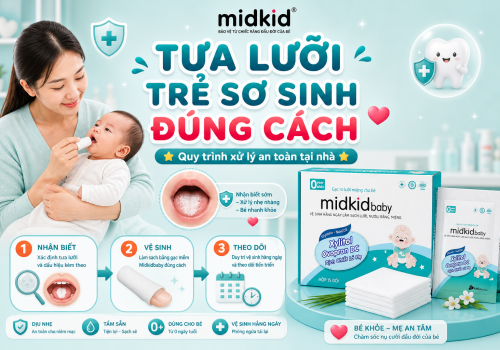 Tưa lưỡi trẻ sơ sinh đúng cách: Lộ trình xử lý an toàn tại nhà