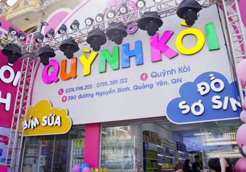 MIDKID CHÚC MỪNG SHOP MẸ BÉ QUỲNH KÒI KHAI TRƯƠNG HỒNG PHÁT TẠI QUẢNG NINH