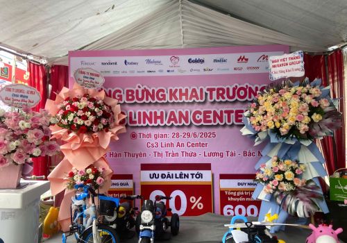 BẮC NINH: MIDKID CHÚC MỪNG KHAI TRƯƠNG LINH AN CENTER